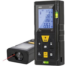 Дальномер лазерный Deli YS EDL4168, 60 м, желтый, черный