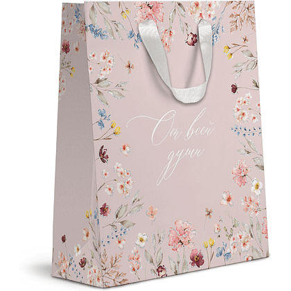 Пакет бумажный подарочный "Italy Garden LVT", 25.5х31.5х11 см, ассорти - 4