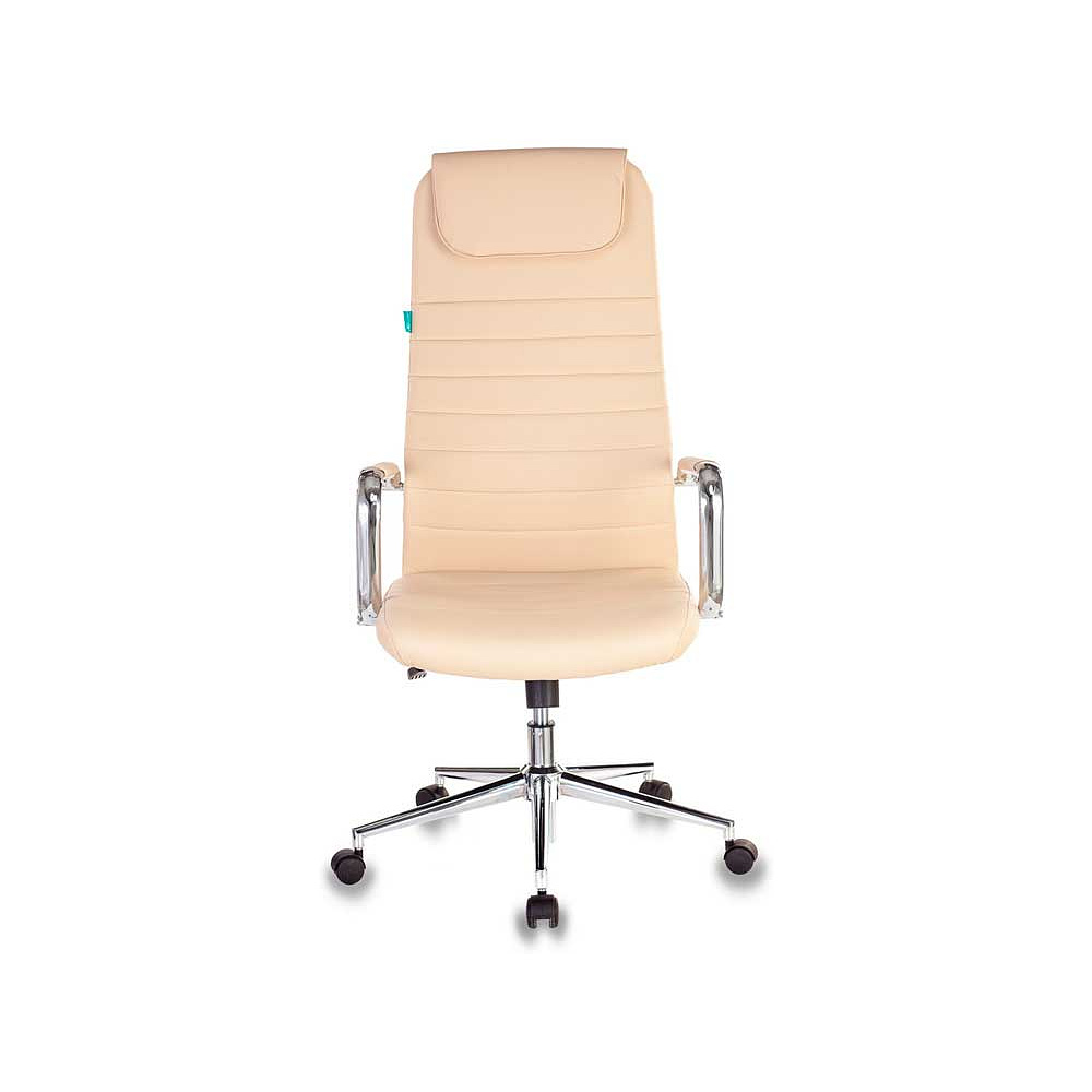 Кресло для руководителя "Бюрократ KB-9/ECO", кожзам, металл, бежевый - 2