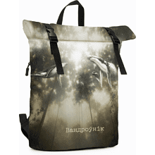 Рюкзак ролл-мини «Воображаемая реальность», Эльмира Мухтарова, текстиль, разноцветный