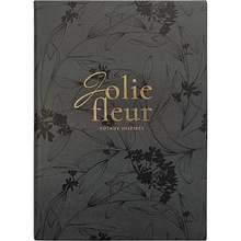 Ежедневник датированный "Fleur" 2026, А5, 352 страницы, черный