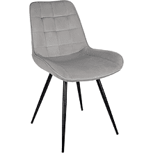 Стул Бюрократ "CH-K2", ткань, светло-серый, металл