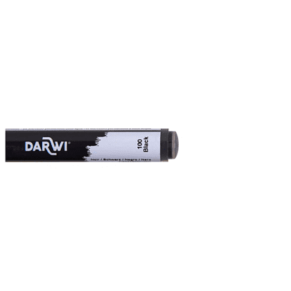 Маркер акриловый "Darwi.Marbel" 100, черный - 2