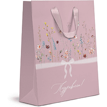 Пакет бумажный подарочный "Italy Garden LVT", 25.5х31.5х11 см, ассорти