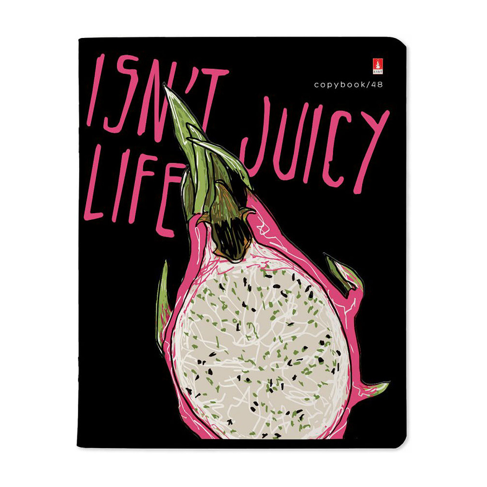 Тетрадь "Juicy life", А5, 48 листов, клетка, ассорти - 3