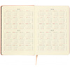 Ежедневник недатированный "FIORENZO Pastel soft touch", A5, 168 листов,  розовый, срез черный - 6