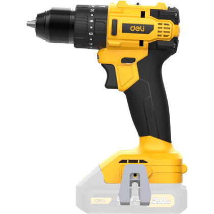Аккумуляторная дрель-шуруповерт Deli YS DC150Z, 20 В, 50 Нм, без АКБ и З/У, коробка - 2 Аккумуляторная дрель-шуруповерт Deli YS DC150Z, 20 В, 50 Нм, без АКБ и З/У, коробка - 2