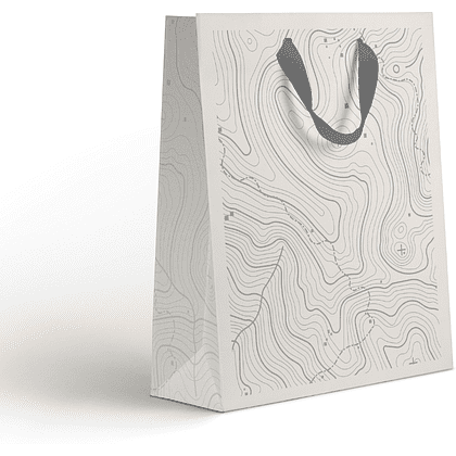 Пакет бумажный подарочный "Country M", 18х22.7х10 см, ассорти - 2