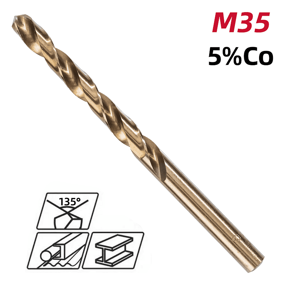 Сверло по металлу Deli RS EDH-MHZ075-E2, 7.5 мм, DIN 338, HSCo 5% - 2 Сверло по металлу Deli RS EDH-MHZ075-E2, 7.5 мм, DIN 338, HSCo 5% - 2