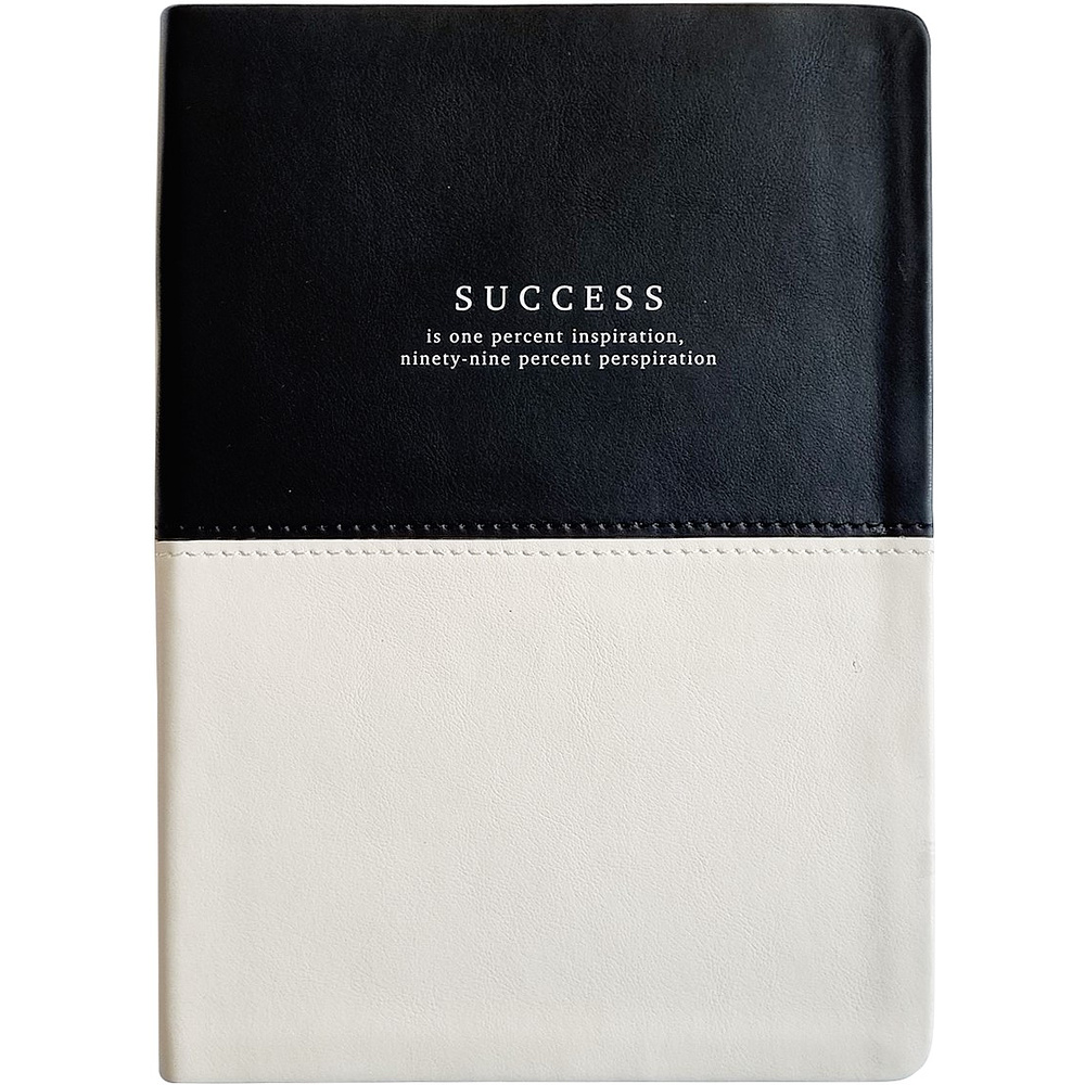 Ежедневник недатированный InFolio "Success" на 2024 год, А5, 320 страницы, черный, белый
