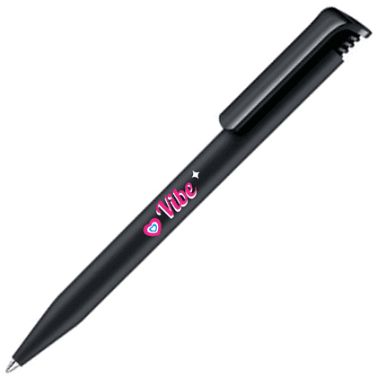 Набор ручек шариковых автоматических "Vibe", 1.0 мм, черный, стерж. синий, 5 шт - 11