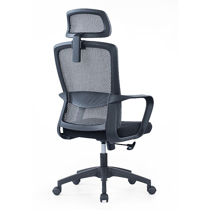 Кресло компьютерное SitZone U-060A, сетка, ткань, черный, пластик, 2 шт/упак - 5