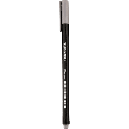 Ручка капиллярная "Sketchmarker Artist fine pen", 0.4 мм, серый