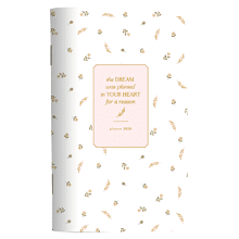 Планнер "April", датированный, 130х210 мм, 32 листа, белый, 2026