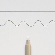 Ручка капиллярная "Pigma Micron", 0.2 мм, черный