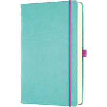 Блокнот Castelli Milano "Aqua Green", А5, 120 листов, клетка, бирюзовый