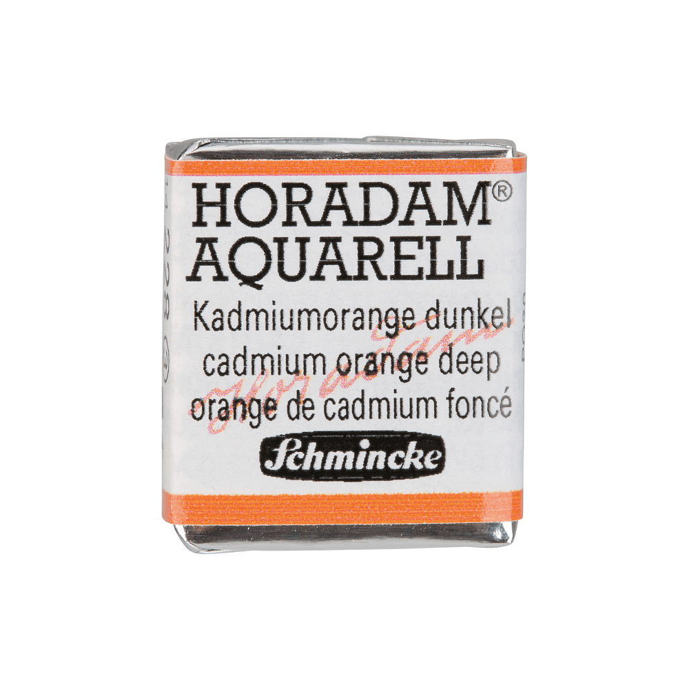 Краски акварельные "Schmincke Horadam", 228 кадмий оранжевый темный, полукювета