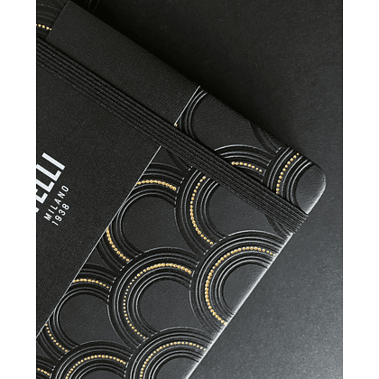 Блокнот Castelli Milano "Art Deco Gold", А5, 96 листов, линейка, черный, золотой - 7