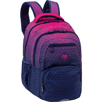 Рюкзак для учащихся начальных классов "Hexagon Pink Ombre", розовый