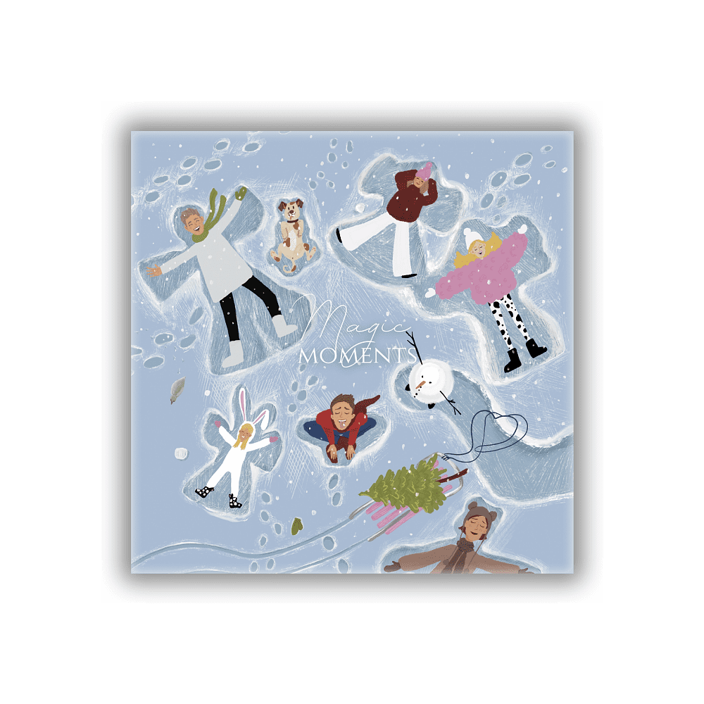 Альбом для фото "Зимние радости" на 25 листов, голубой