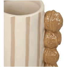 Ваза керамическая "Walnuts", 11.5х9х18.5 см, коричневый
