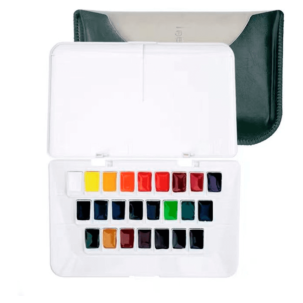 Набор красок акварельных "Himi Original Premier", 24 цвета, кюветы