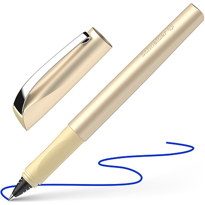 Ручка-роллер "Schneider Ceod Shiny", M, светло-золотой, стерж. синий - 2