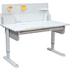 Полка Ergosmart Wooden Space, 1150х382 мм, с подставкой для книг - 4