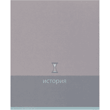 Тетрадь предметная "История. Pictogram", А5, 48 листов, клетка, серый