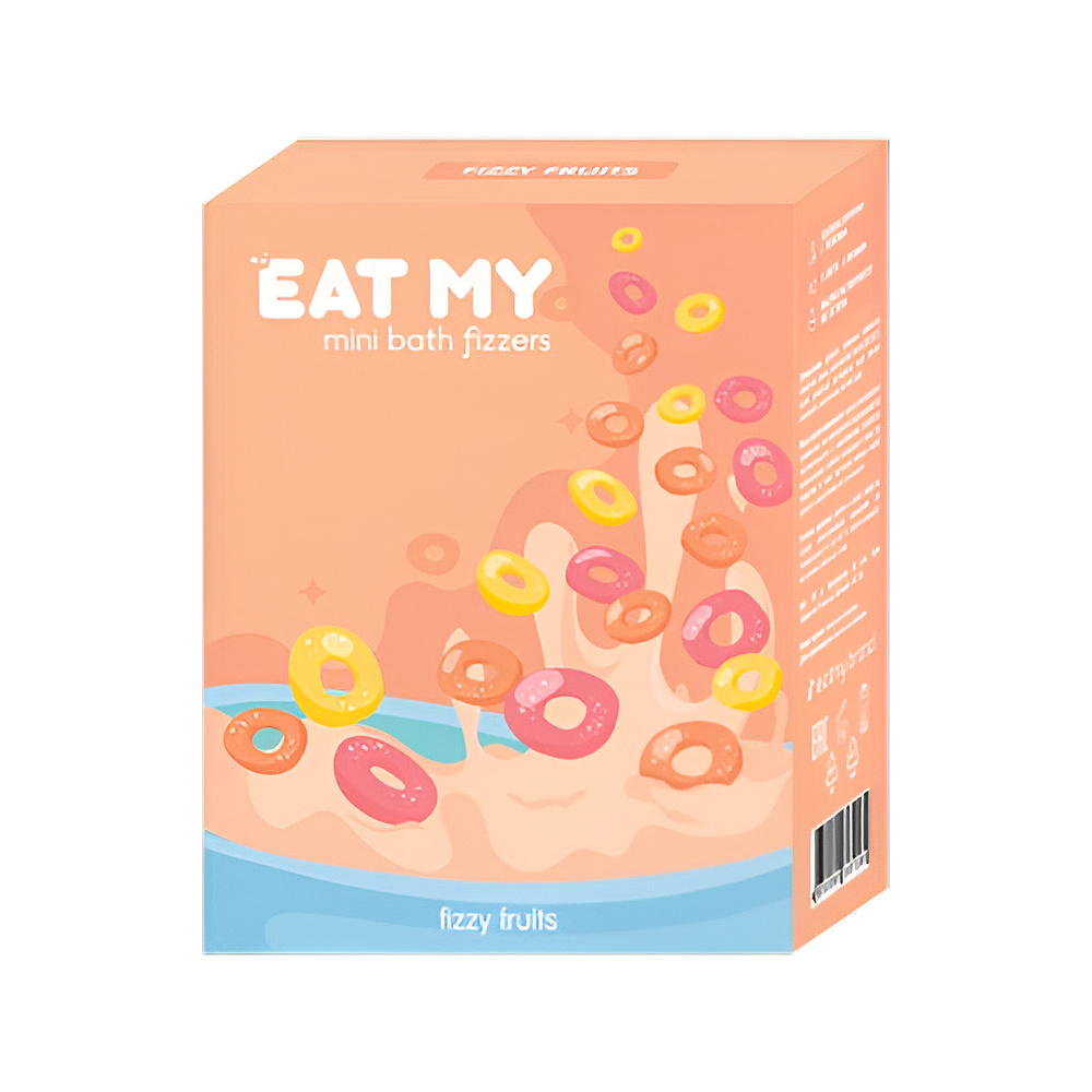 Бомбочка для ванны мини "EAT MY. Шипучие фрукты", 190 г