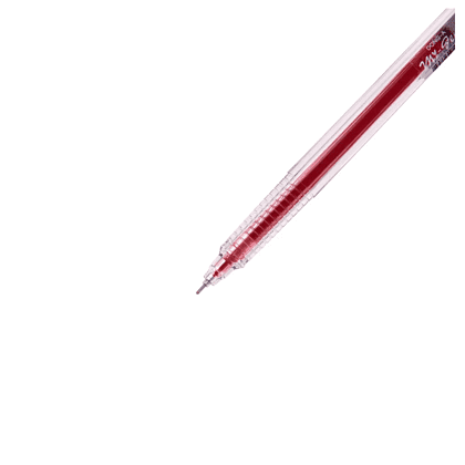 Ручка гелевая "My-Gel Standard", 0.5 мм, прозрачный, стерж. красный - 4