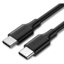 Кабель UGREEN US286-10306, Type-C 2.0 to Type C, 2 м, черный