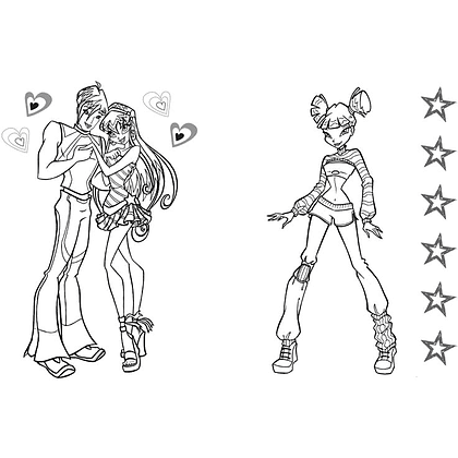Раскраска "Winx Club. Твори волшебство! Большая раскраска" - 5
