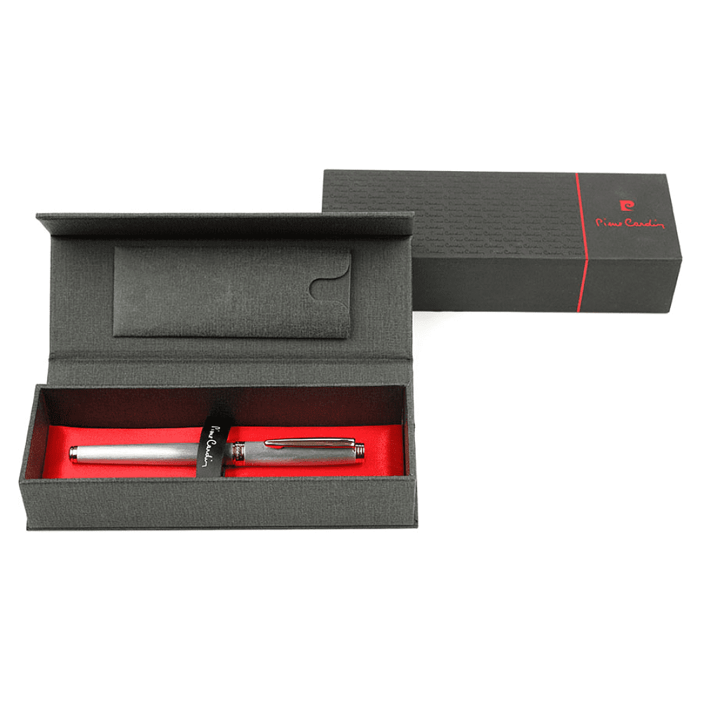 Ручка перьевая "Pierre Cardin Shine", F, серебристый - 7