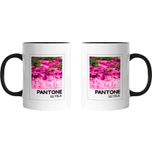 Кружка керамическая "Pantone. Cельдь под шубой", 320 мл, белый, черный