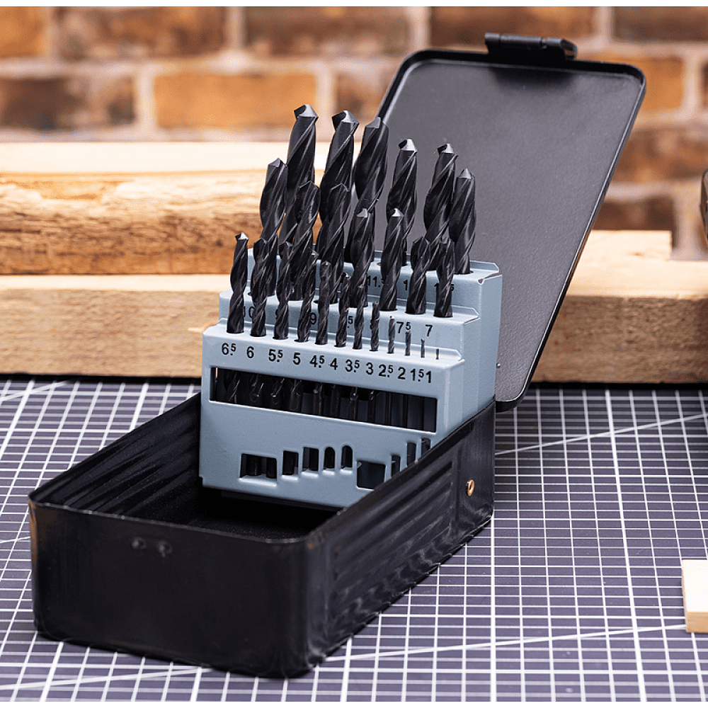 Набор сверел по металлу Deli RS EDH-MHZ025-ED1, 1-13 мм, DIN 338, 25 шт. - 3 Набор сверел по металлу Deli RS EDH-MHZ025-ED1, 1-13 мм, DIN 338, 25 шт. - 3