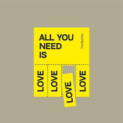 Футболка оверсайз «All you need is love», унисекс, оливковый, M-L - 2