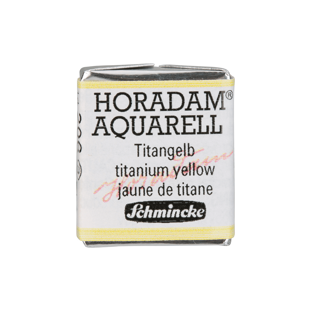 Краски акварельные "Schmincke Horadam", 206 желтый титановый, полукювета
