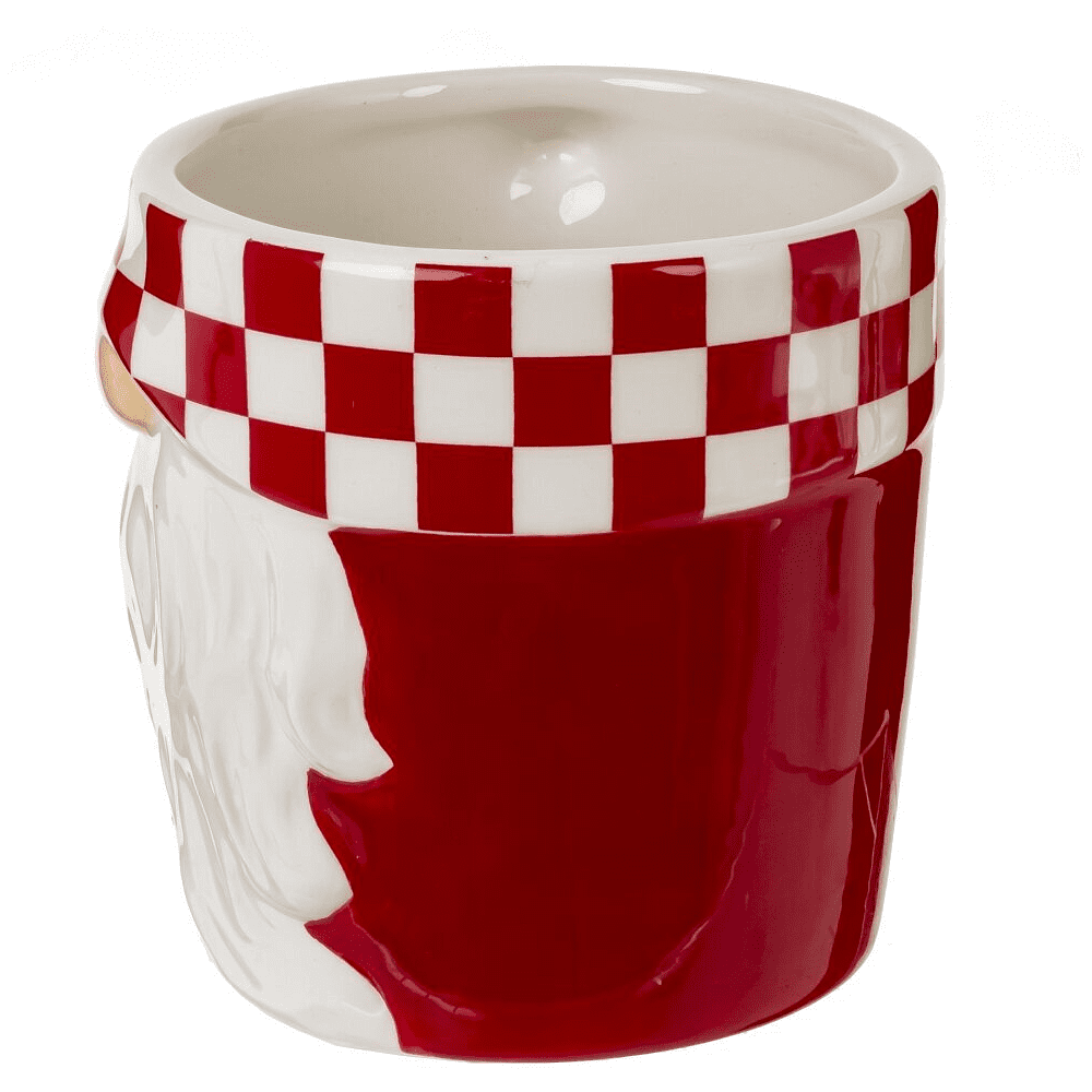 Кружка керамическая "Гном", 400 мл, белый, красный - 4