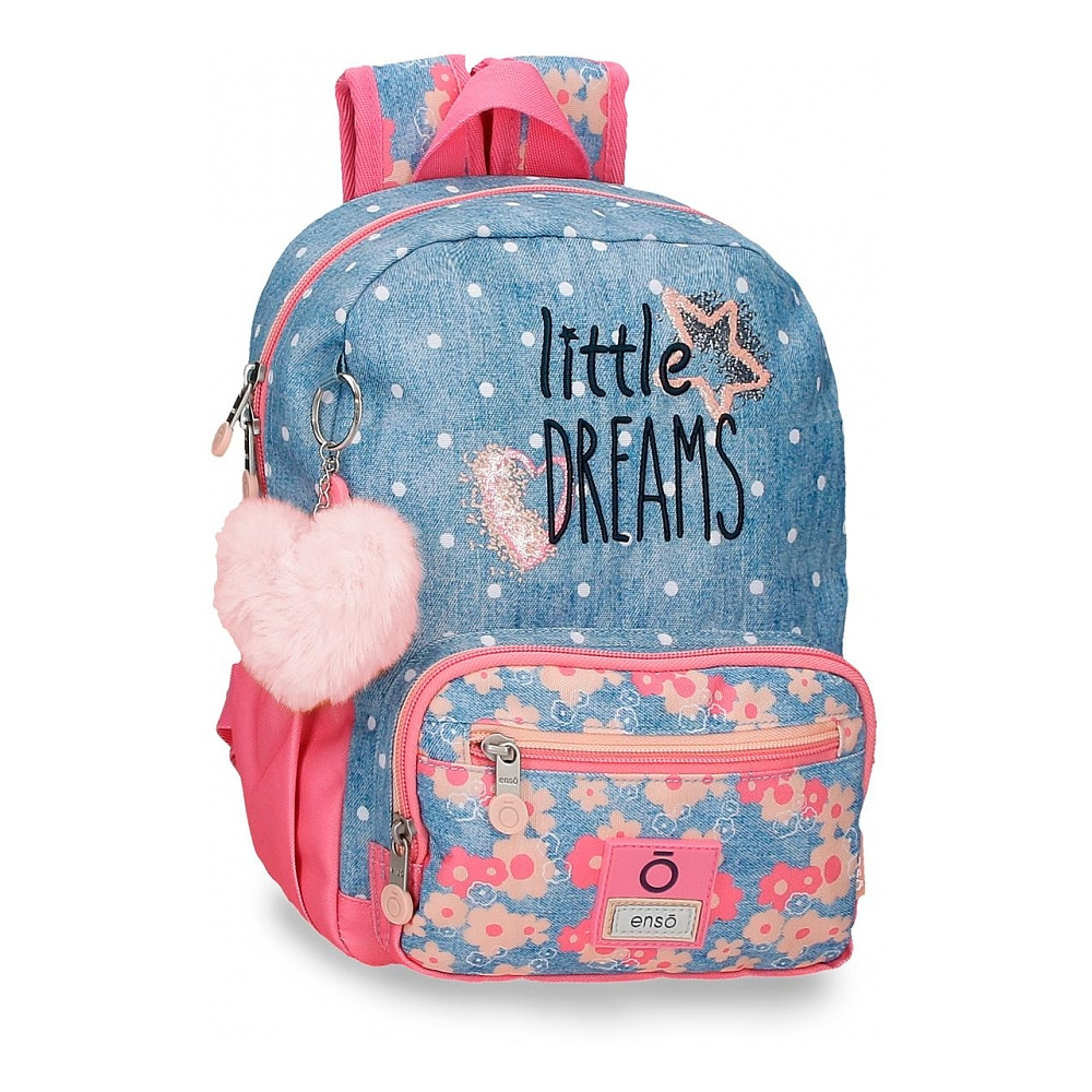 Рюкзак школьный Enso "Little dreams" S, голубой, розовый
