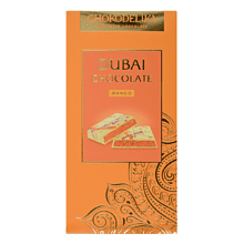Шоколад белый "Dubai Mango", 180 г, с начинкой манго