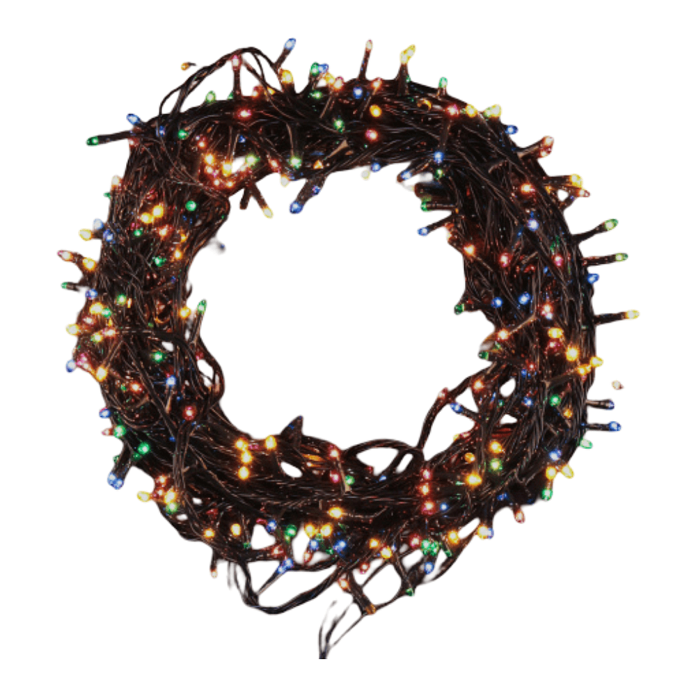 Гирлянда электрическая LED "Нить", 15 м, мультиколор