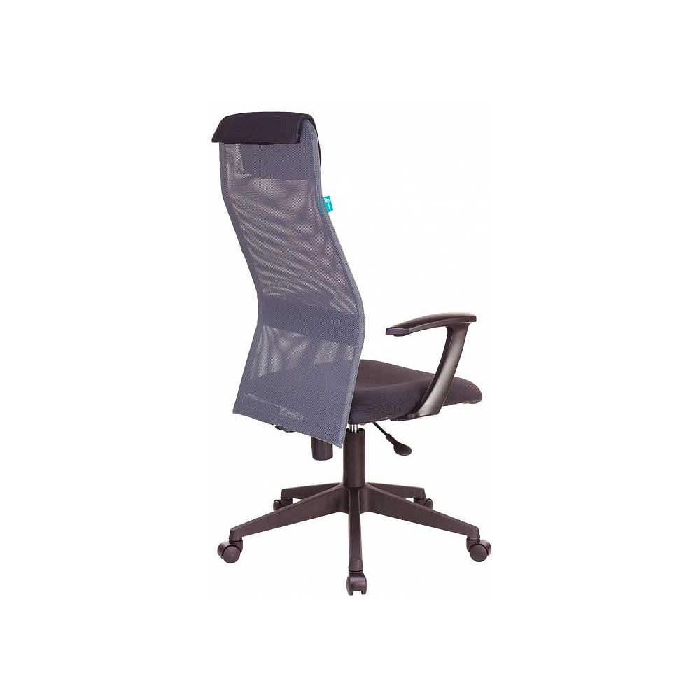 Кресло для руководителя "Бюрократ KB-8/DG", ткань, пластик, серый - 4