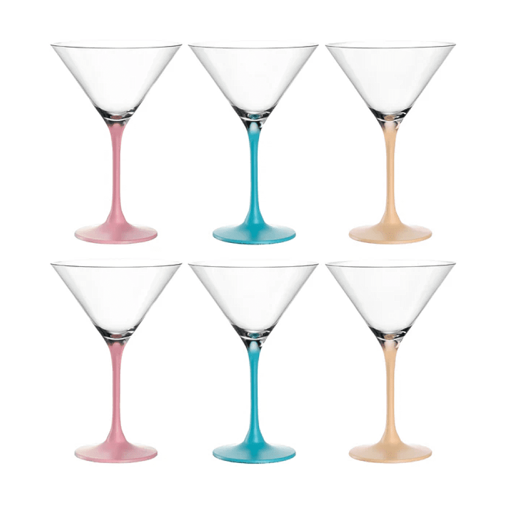 Бокал стеклянный для коктейлей "Brera", 230 мл, ассорти