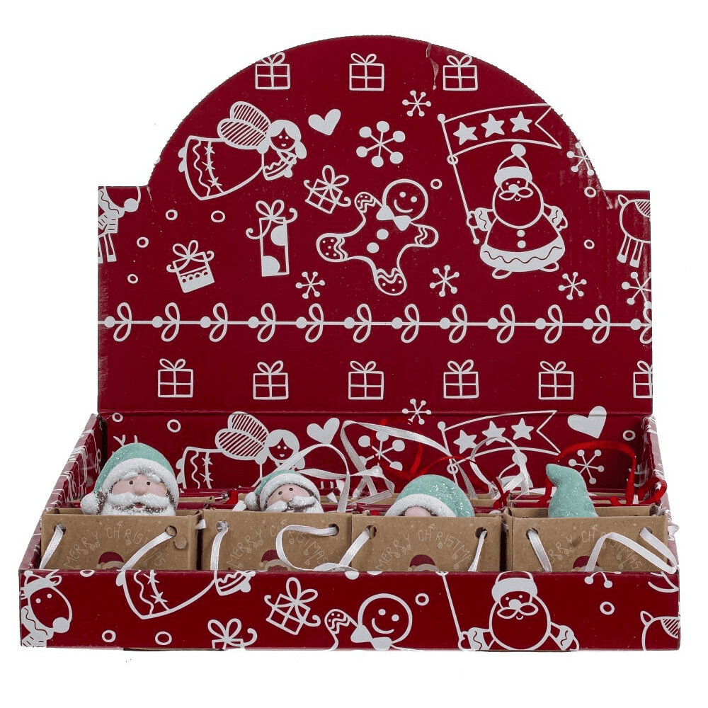 Фигурка "Снеговик, Дед Мороз", 4х7 см, ассорти - 7