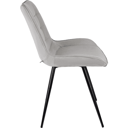 Стул Бюрократ "CH-K2_4", ткань, светло-серый, металл, комплект 4 штуки - 5