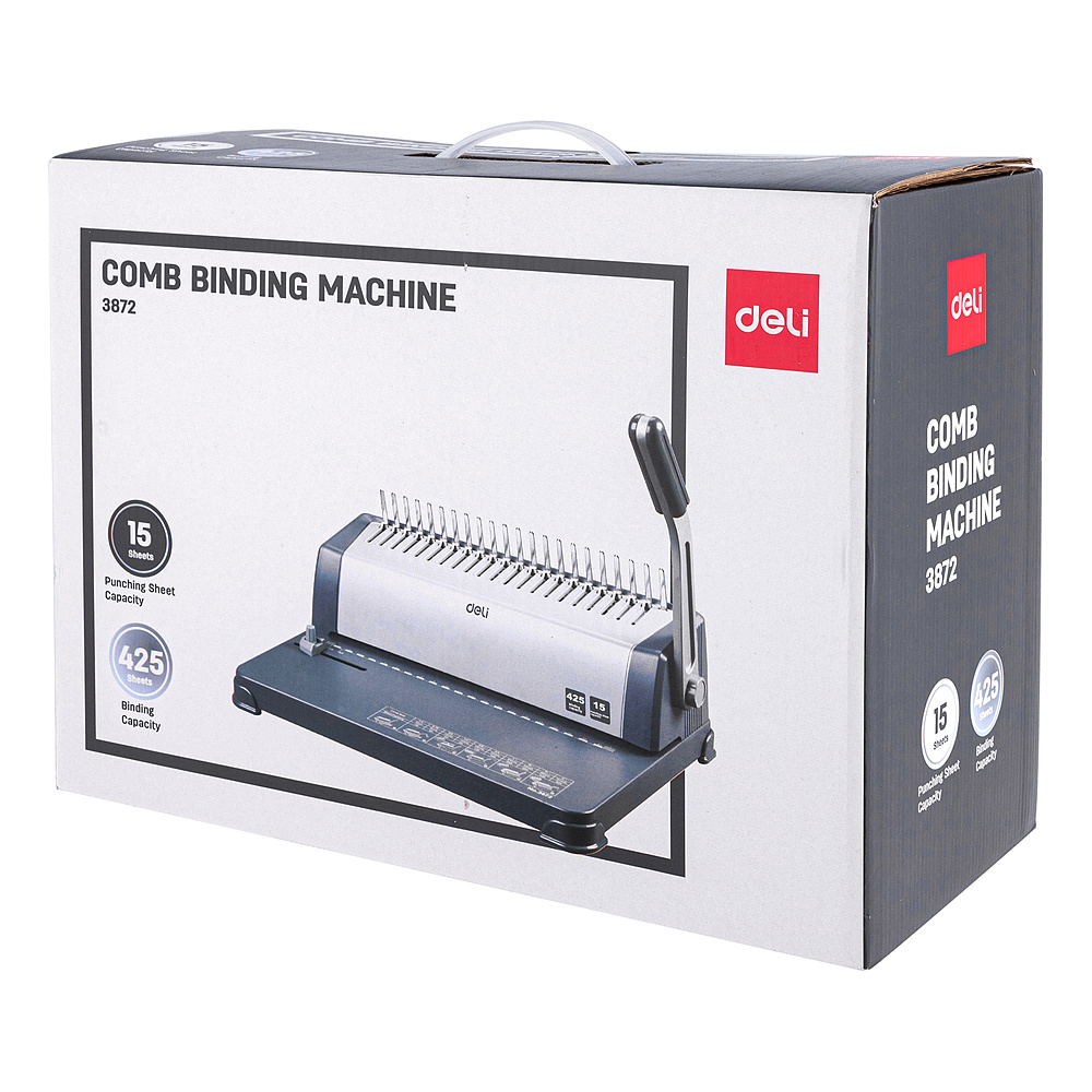 Перфобиндер Deli Plastic Binder "3872", -10% - 4