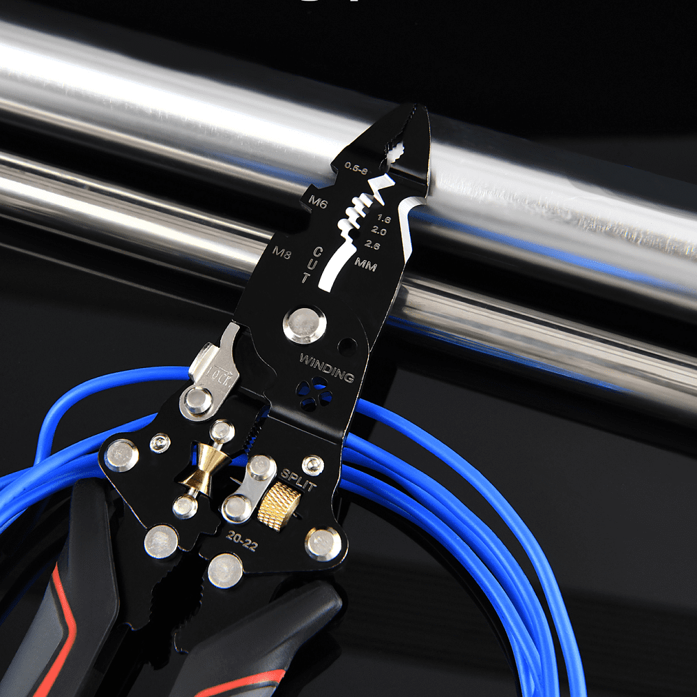 Многофункциональный инструмент для снятия изоляции Deli RS EDL383014, 200 мм - 2