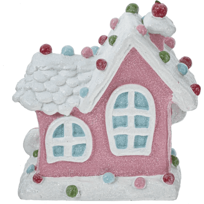 Фигурка "Домик", 16 x 9 x 16 см, разноцветный