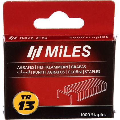 Скоба Miles TR-13, 14 мм, 1000 шт  - 4